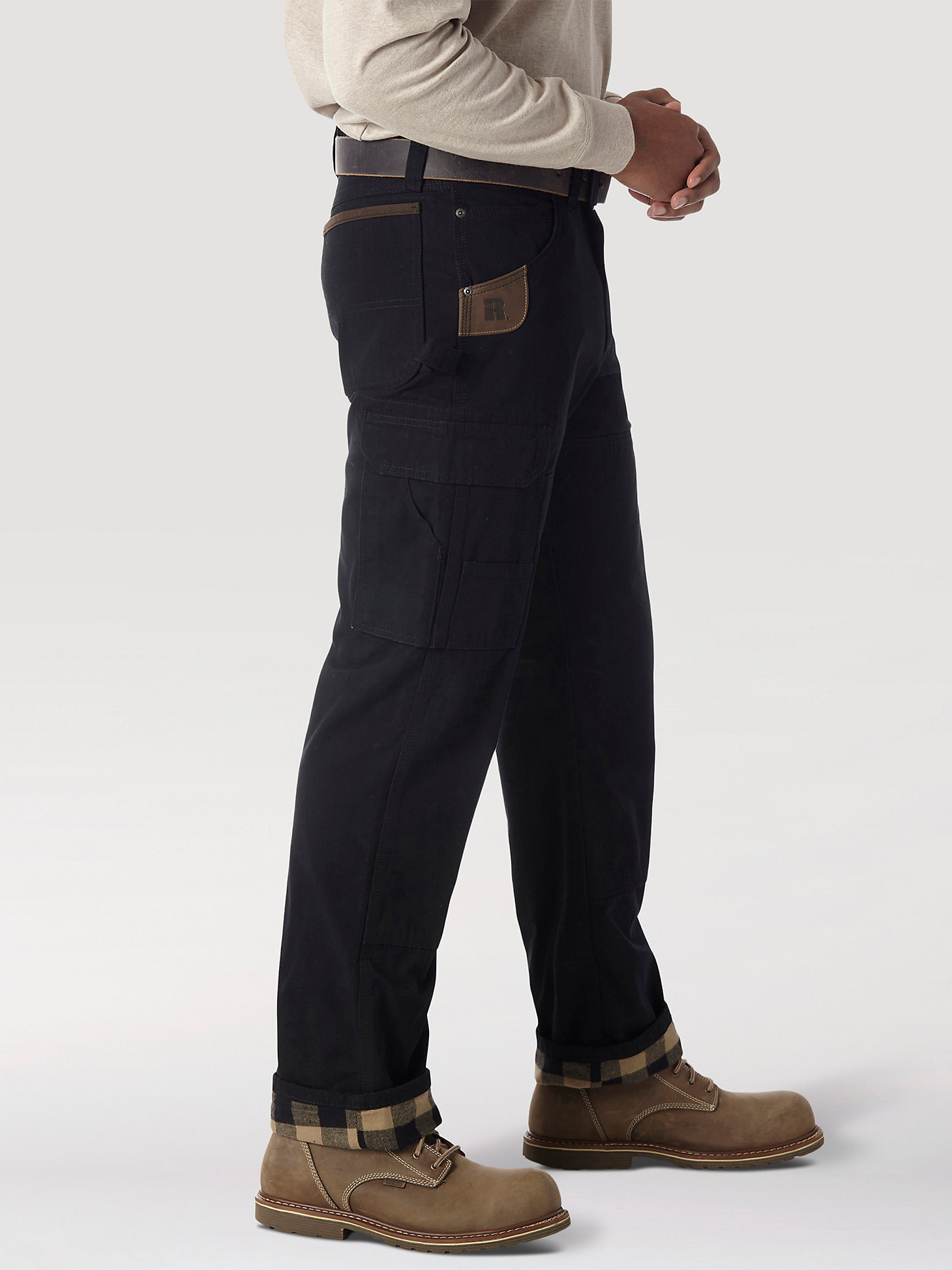 Wrangler RIGGS WORKWEAR® Lined Ripstop Ranger Pant in Black alternative view 1