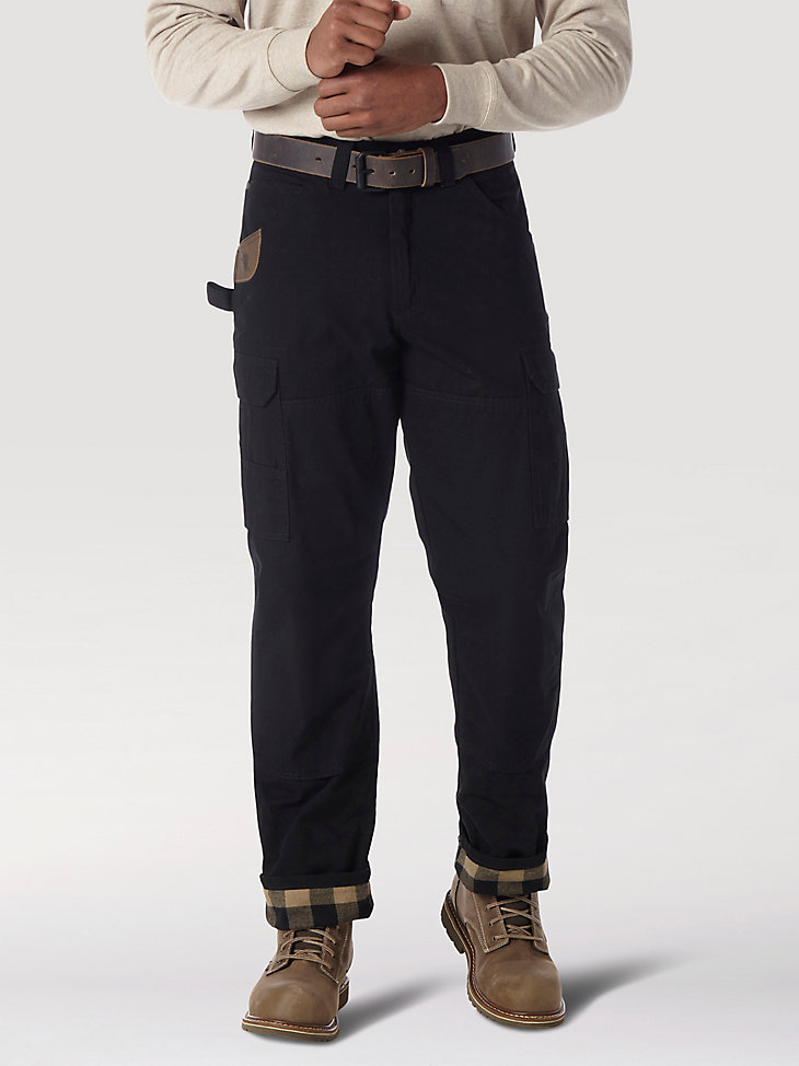Wrangler RIGGS WORKWEAR® Lined Ripstop Ranger Pant in Black main view