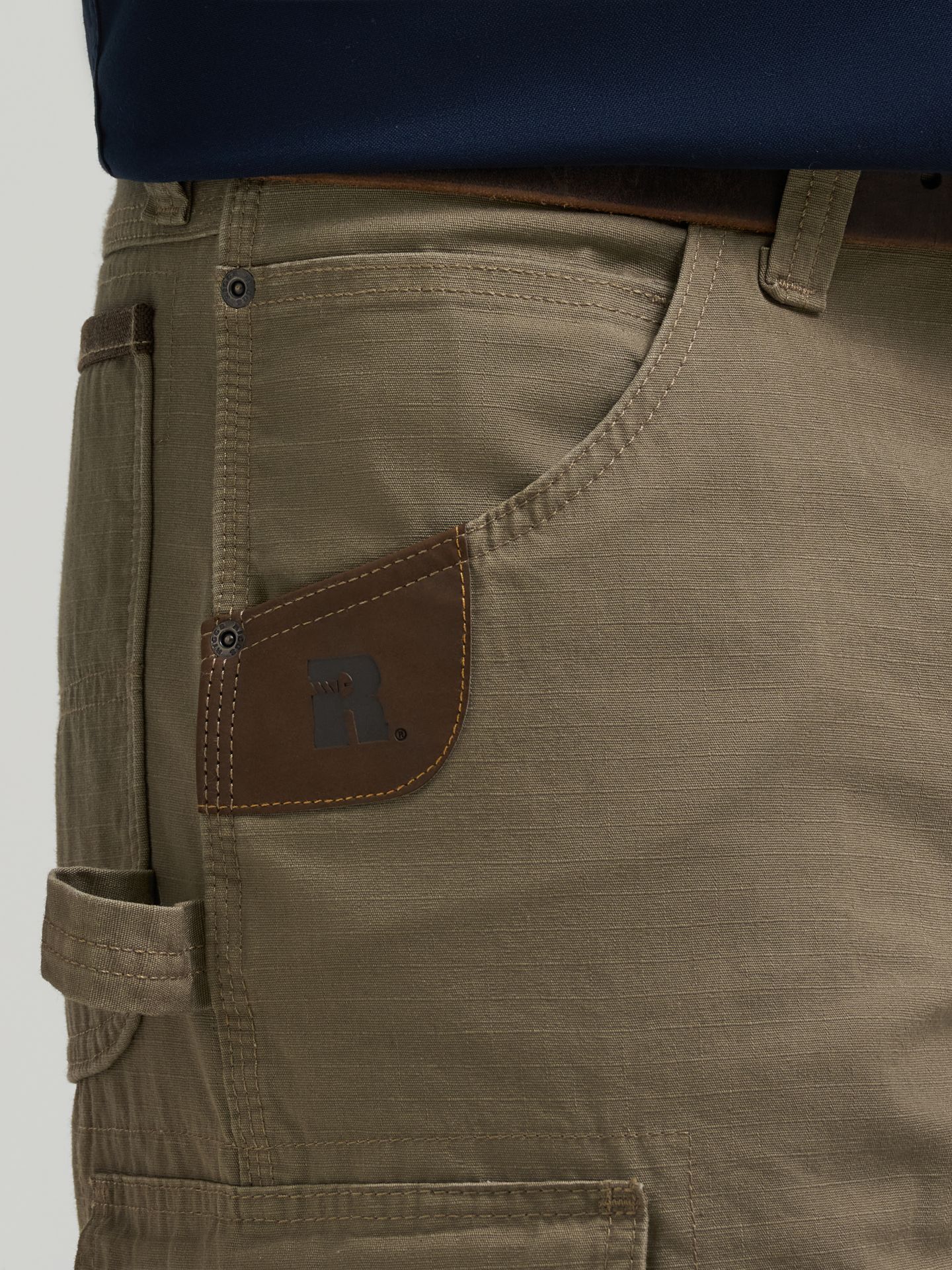 Мужские брюки Wrangler Riggs Workwear® Lined Ripstop Ranger Pant, цвет: Коричневый — фото 9