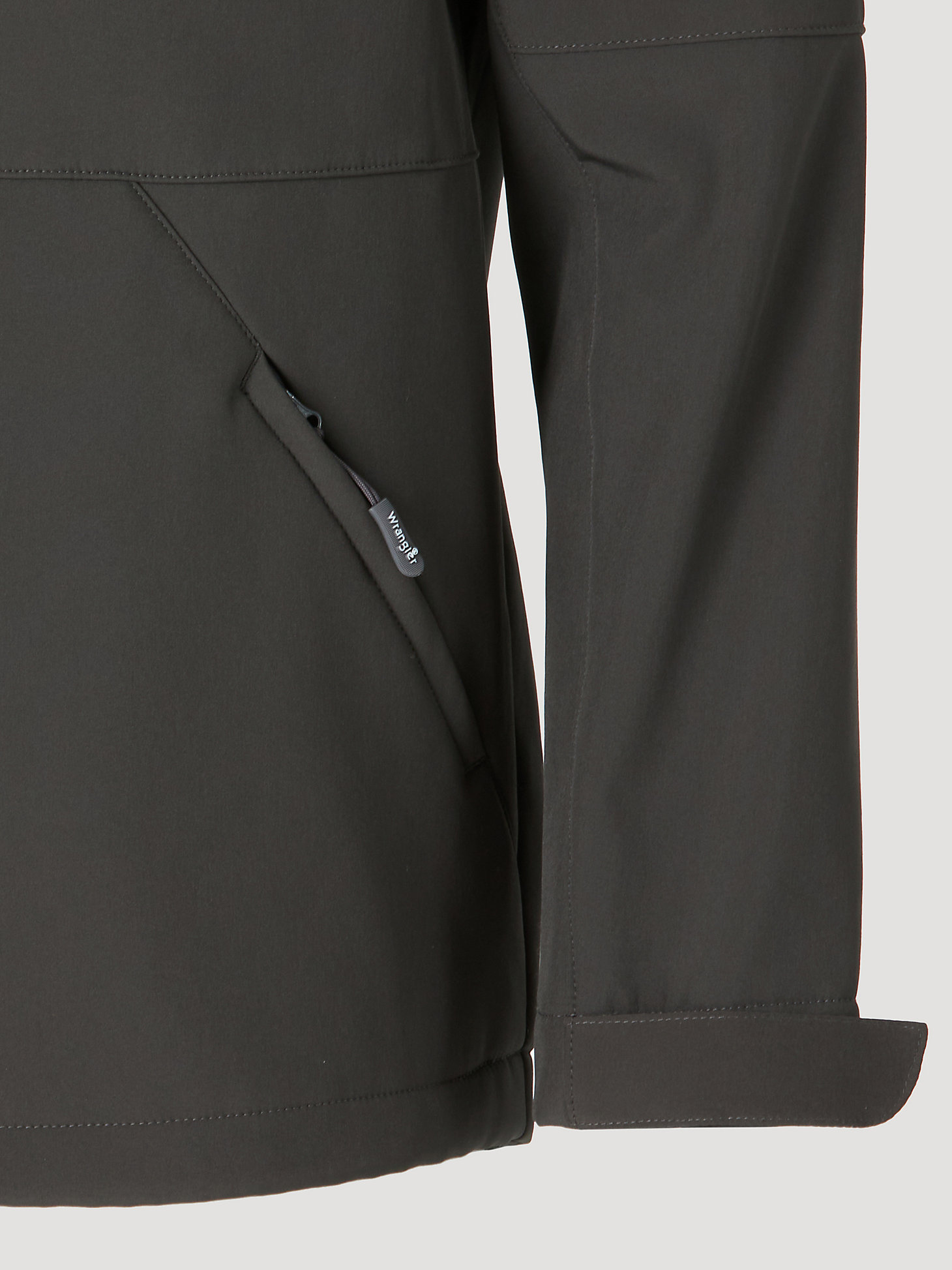 Wrangler® RIGGS WORKWEAR® Workhorse Jacket in Pinstripe Grey alternative view 3