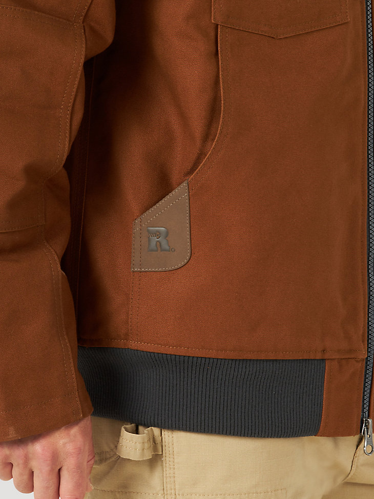 Wrangler® RIGGS Workwear® Tough Layers Insulated Canvas Work Jacket in Toffee alternative view 3