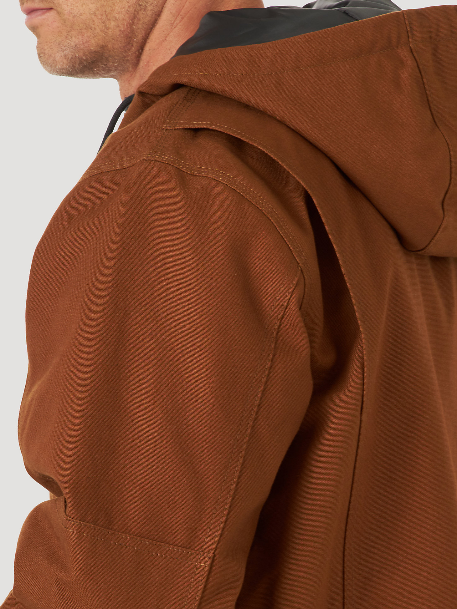 Wrangler® RIGGS Workwear® Tough Layers Insulated Canvas Work Jacket in Toffee alternative view 4
