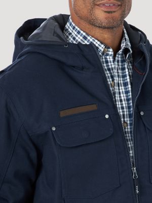 Wrangler® RIGGS Workwear® Tough Layers Insulated Canvas Work Jacket in Dark  Navy