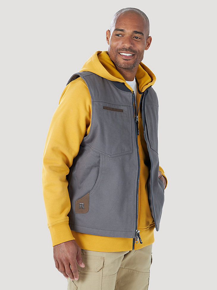 Wrangler® RIGGS Workwear® Tough Layers Insulated Work Vest in Granite Grey alternative view