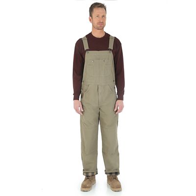 Wrangler® Riggs Workwear® Ripstop Flannel Lined Bib Overall Mens Overalls By Wrangler® 9190