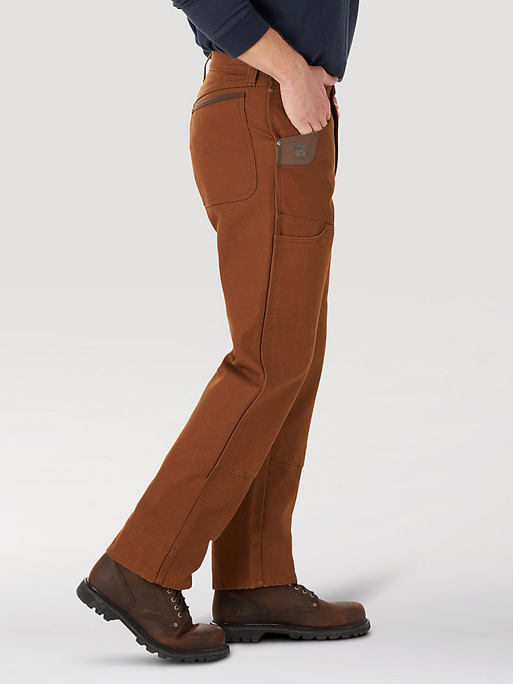 Wrangler® RIGGS Workwear® Mason Relaxed Fit Canvas Pant in Toffee Brown alternative view 2