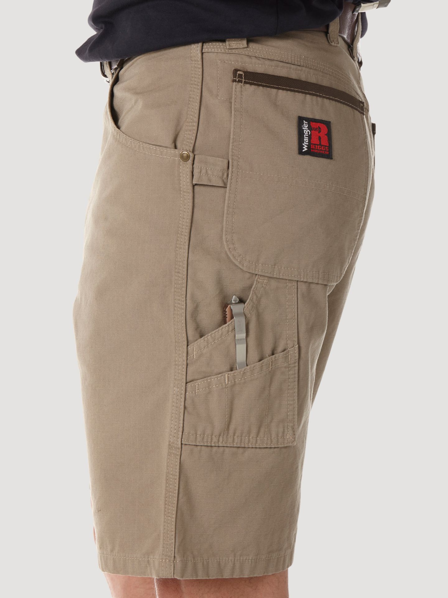 Шорты Wrangler Riggs Workwear® Carpenter Short, цвет: Тёмный хаки — фото 6