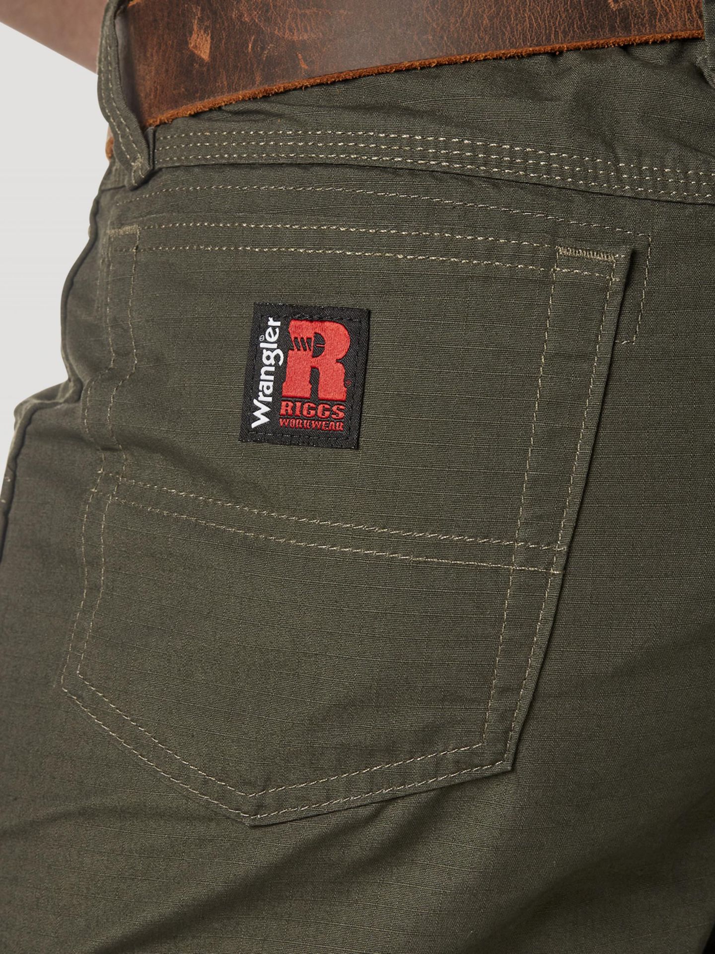 Мужские шорты Wrangler Riggs Workwear® Technician, цвет: Тёмно-зелёный — фото 5