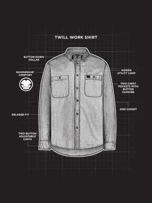 Wrangler Riggs Long Sleeve Work Shirt