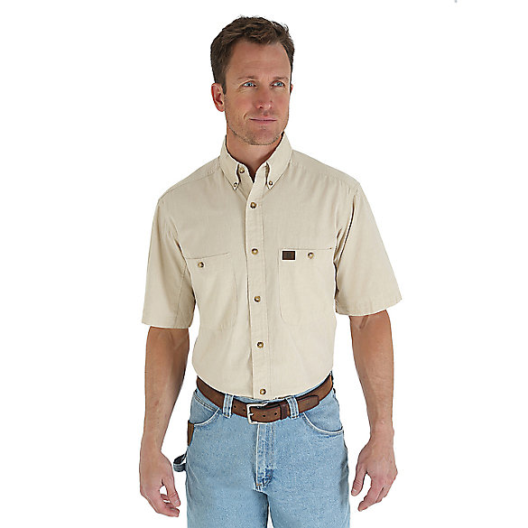 Wrangler® RIGGS Workwear® Chambray Work Shirt (Big & Tall Sizes) | Mens ...