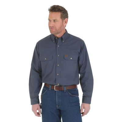 wrangler workwear long sleeve shirts