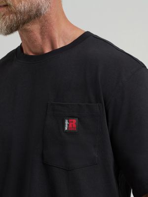 Wrangler® RIGGS Workwear® Short Sleeve Pocket T-Shirt in Black