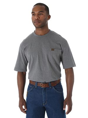 Pocket Tee in Gun Metal | Men'sT-Shirts & Polos | Wrangler®