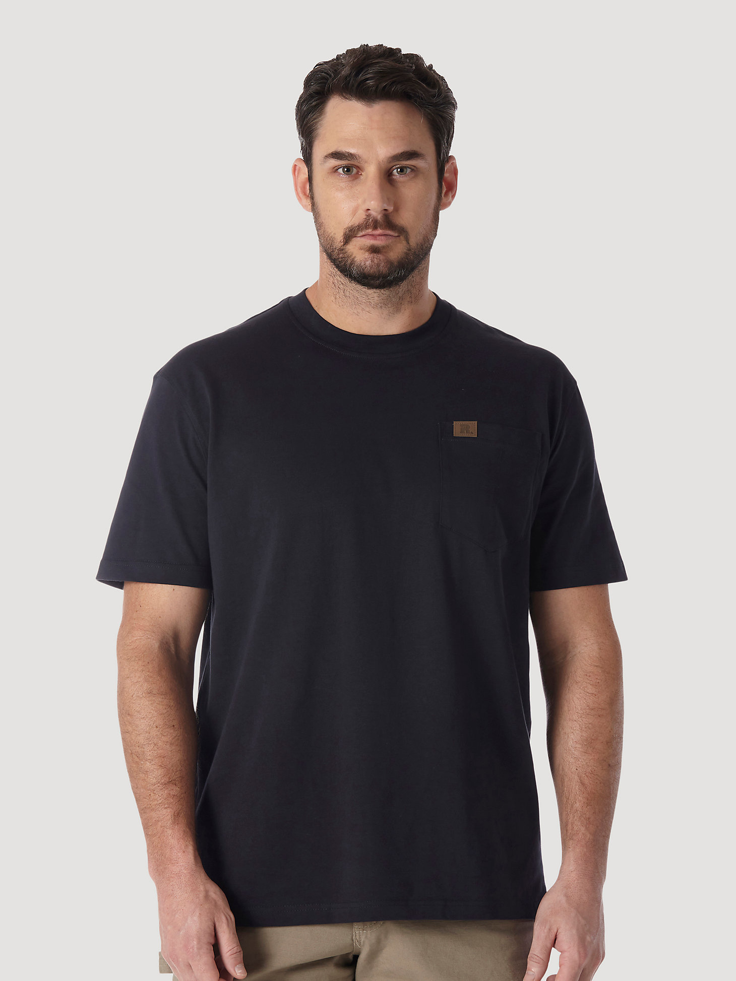 Wrangler® RIGGS Workwear® Short Sleeve Pocket T-Shirt in Navy alternative view 1