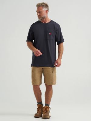 Wrangler® RIGGS Workwear® Short Sleeve Pocket T-Shirt in Navy