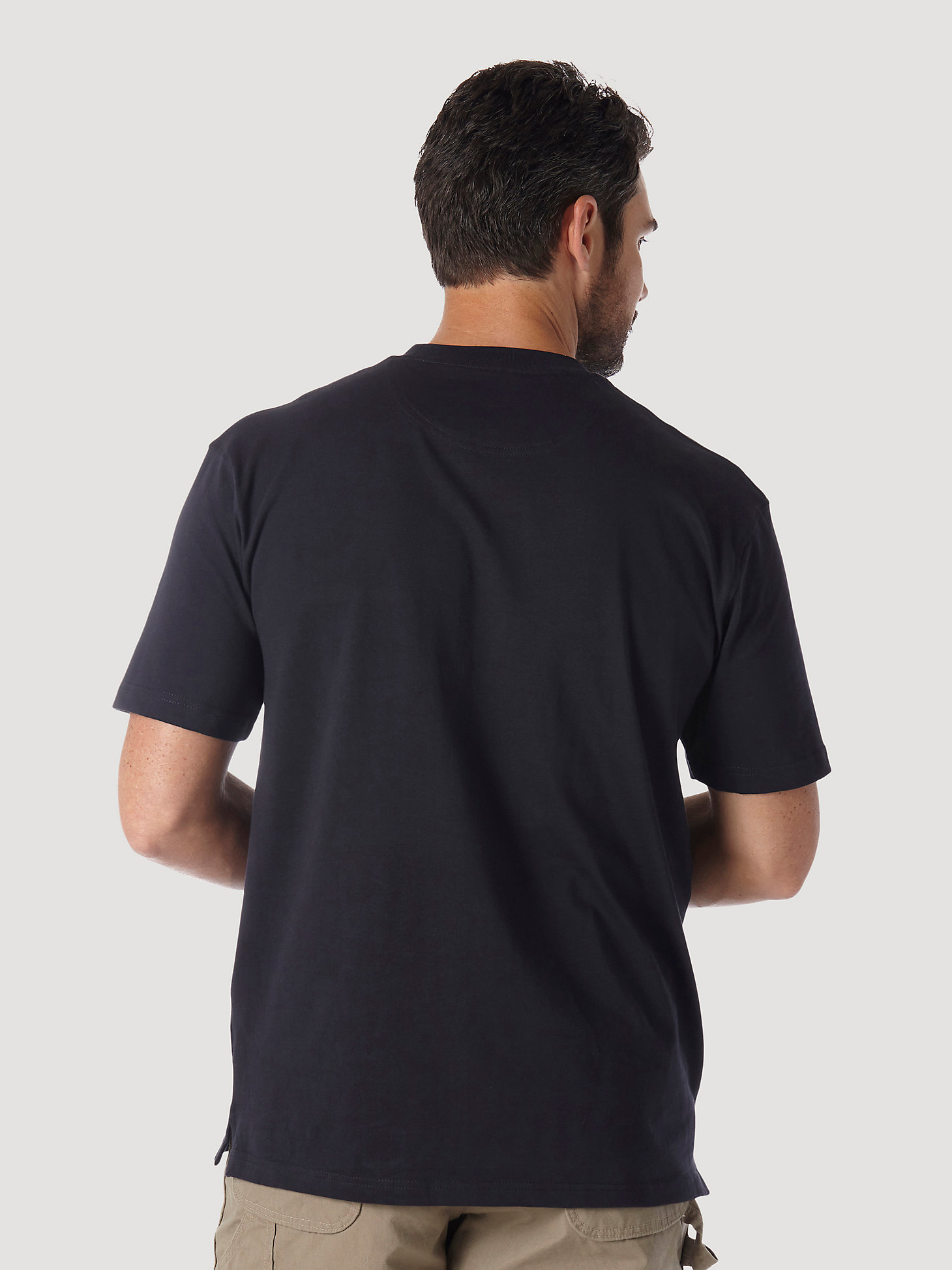 Wrangler® RIGGS Workwear® Short Sleeve Pocket T-Shirt in Navy alternative view 5