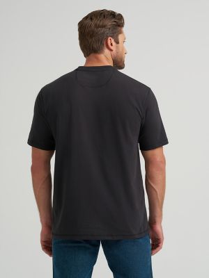 Wrangler® RIGGS Workwear® Short Sleeve 1 Pocket Performance T-Shirt in Khaki