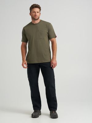 Wrangler&reg; RIGGS Workwear&reg; Short Sleeve 1 Pocket Performance T-Shirt in Hazel Green