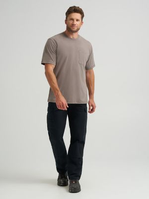 Wrangler&reg; RIGGS Workwear&reg; Short Sleeve 1 Pocket Performance T-Shirt in Nickel