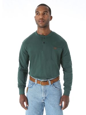 Wrangler RIGGS Workwear Long Sleeve Solid Henley