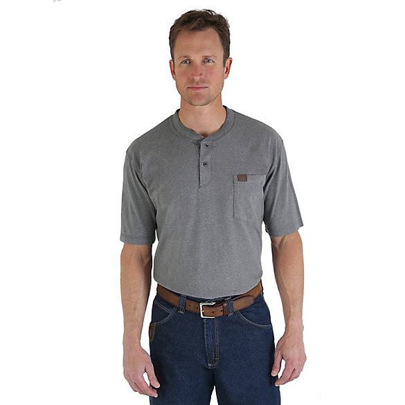 Wrangler® RIGGS Workwear® Short Sleeve Henley | Mens Shirts by Wrangler®