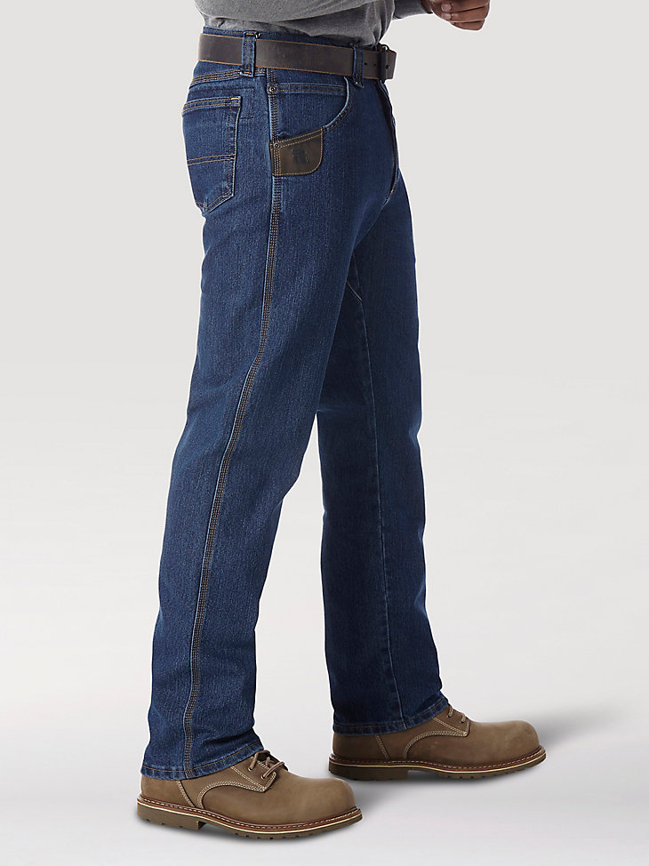 Wrangler® RIGGS Workwear® Advanced Comfort Five Pocket Jean in Mid Stone alternative view