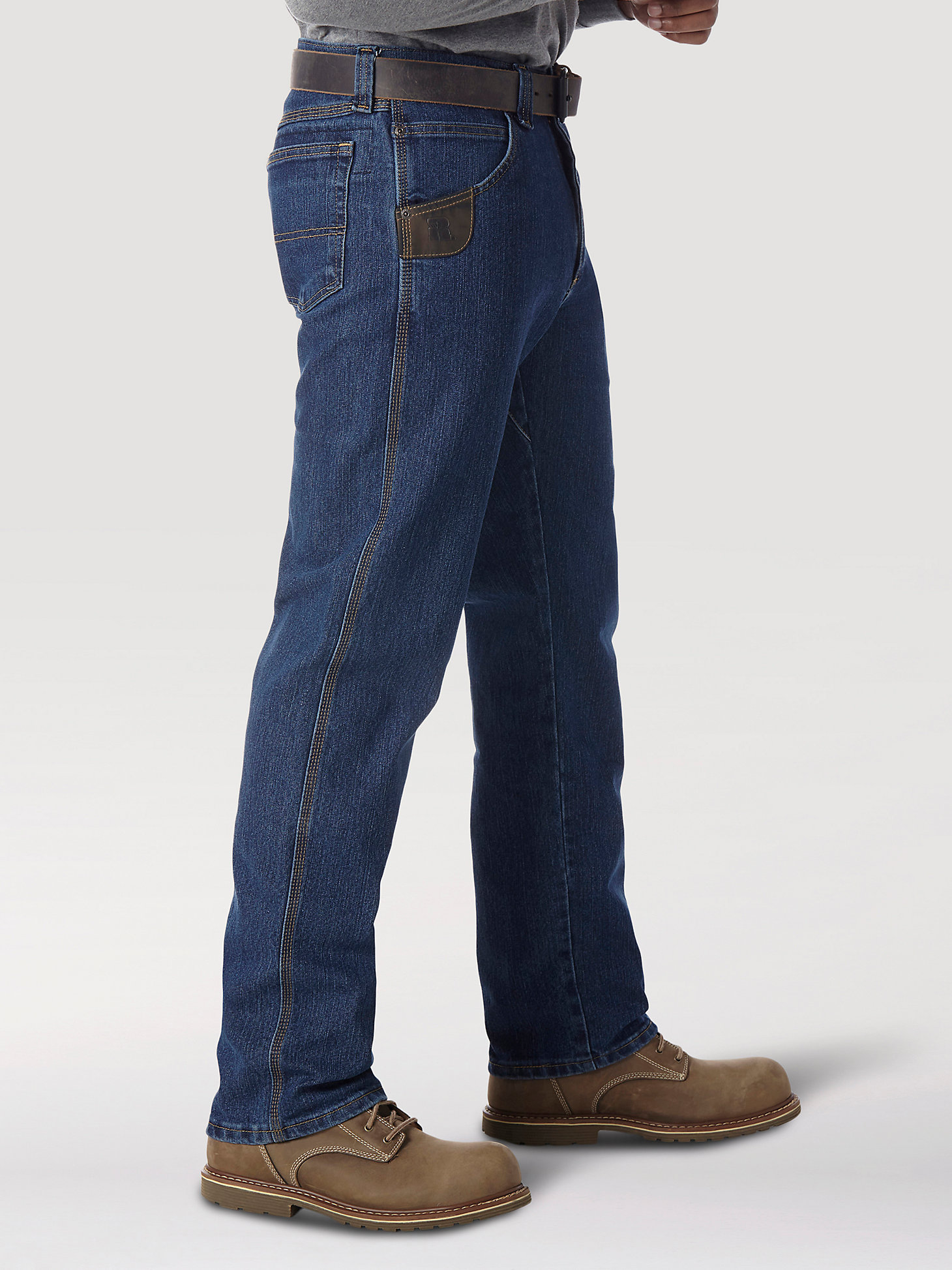 Wrangler® RIGGS Workwear® Advanced Comfort Five Pocket Jean in Mid Stone alternative view 1