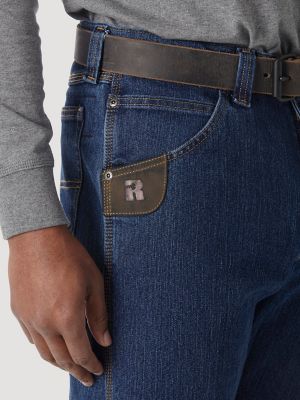 Wrangler® RIGGS Workwear® Advanced Comfort Five Pocket Jean in Mid Stone