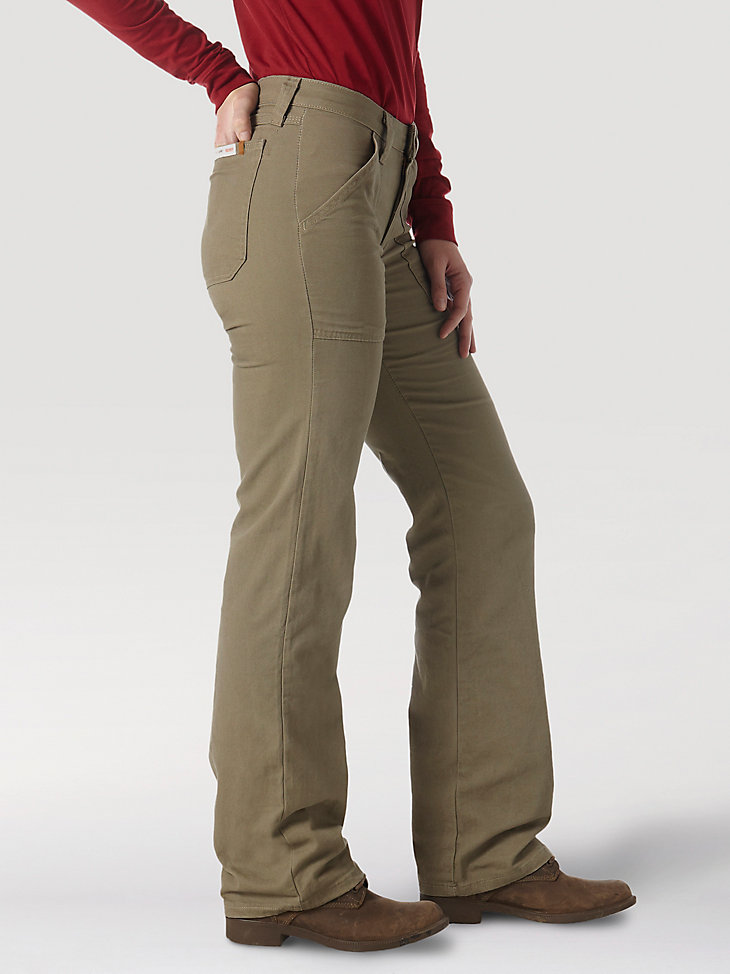 Women's Wrangler® RIGGS Workwear® Advanced Comfort Work Pant in Bark alternative view