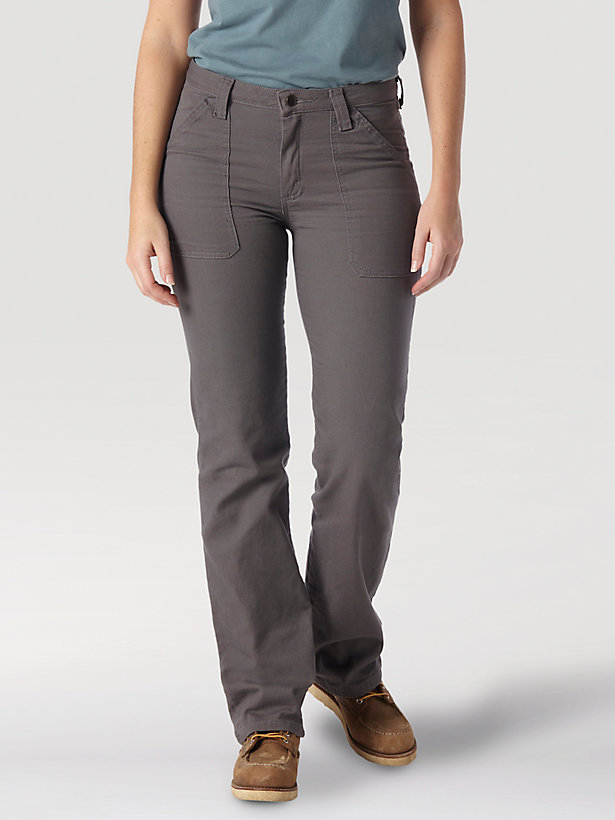 Women's Wrangler® RIGGS Workwear® Advanced Comfort Work Pant in Charcoal