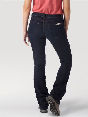 Women's Wrangler&reg; RIGGS Workwear&reg; Bootcut Work Jean in Dark Rinse