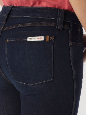 Women's Wrangler&reg; RIGGS Workwear&reg; Bootcut Work Jean in Dark Rinse