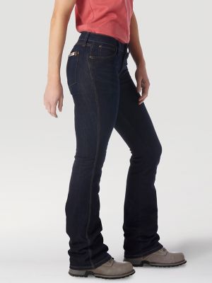 Women's Wrangler&reg; RIGGS Workwear&reg; Bootcut Work Jean in Dark Rinse
