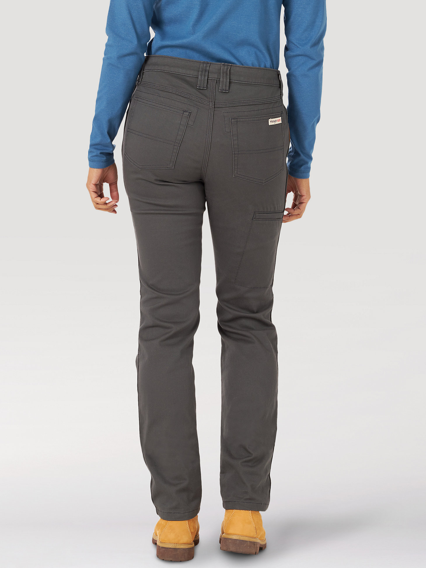 Women's Wrangler® RIGGS Workwear® Single Layer Insulated Work Pant in Grey alternative view 3
