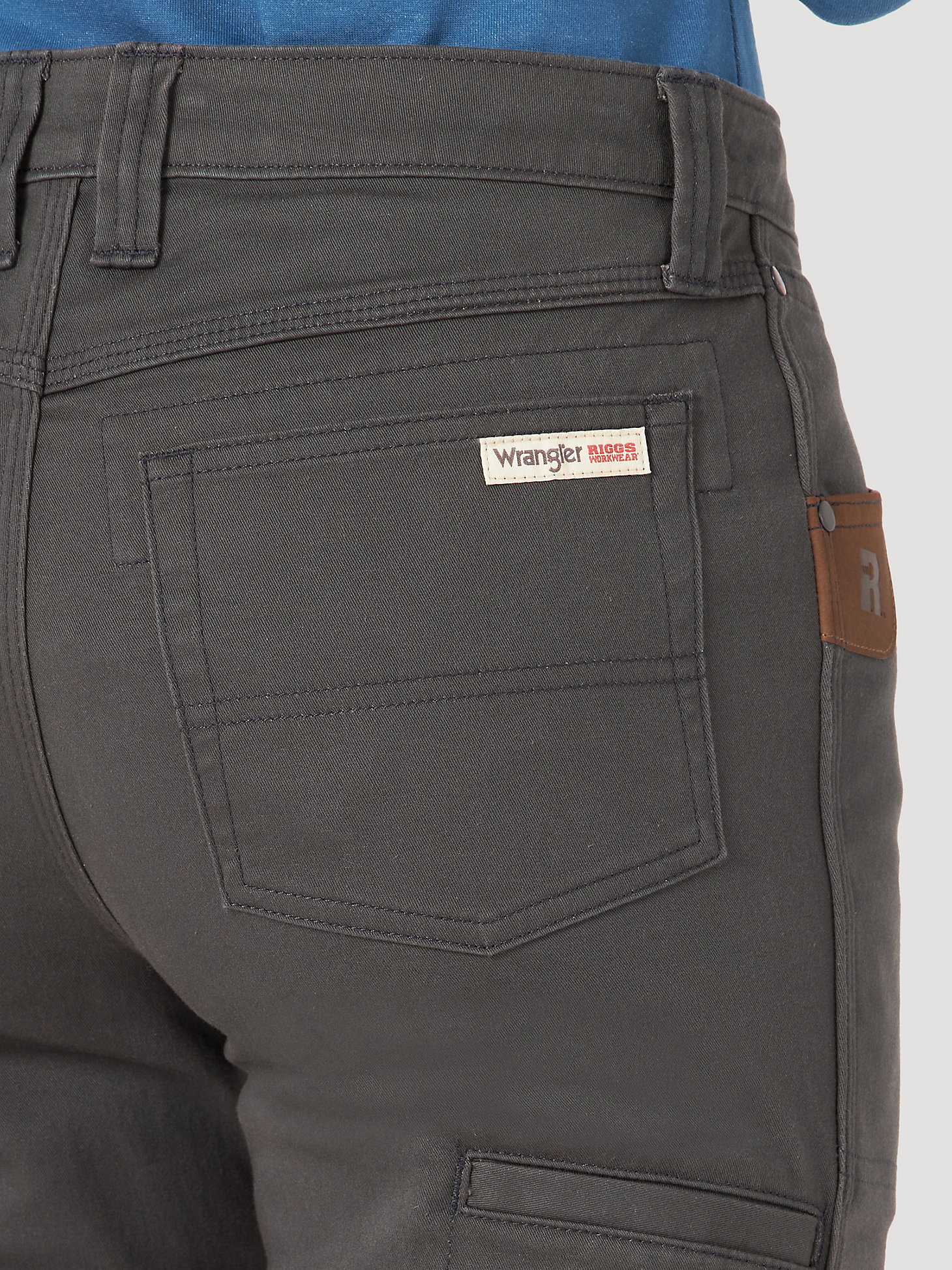 Women's Wrangler® RIGGS Workwear® Single Layer Insulated Work Pant in Grey alternative view 4