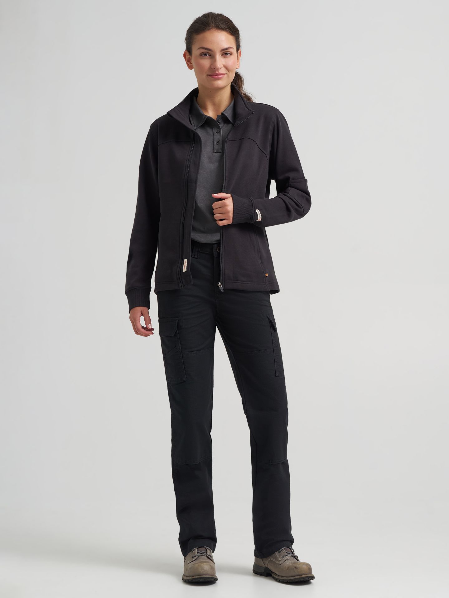 Женская куртка Wrangler Riggs Workwear® Work, цвет: Чёрный — фото 3