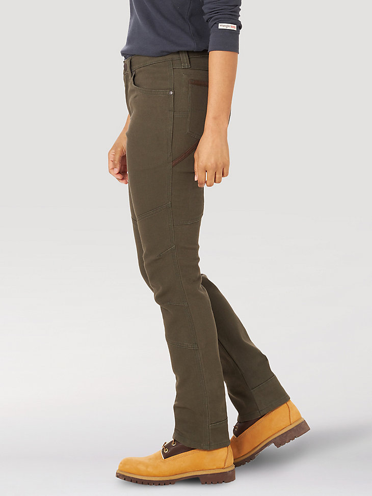 Women's Wrangler® RIGGS Workwear® Straight Fit Utility Work Pant in Loden alternative view 2