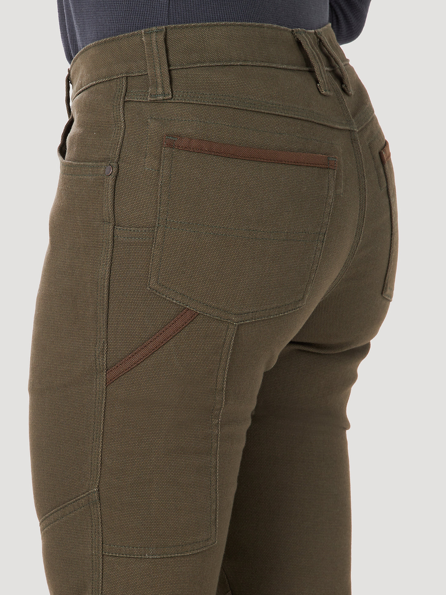 Women's Wrangler® RIGGS Workwear® Straight Fit Utility Work Pant in Loden alternative view 4