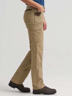 Women's Wrangler&reg; RIGGS Workwear&reg; Ripstop Ranger Cargo Pant in Golden Khaki