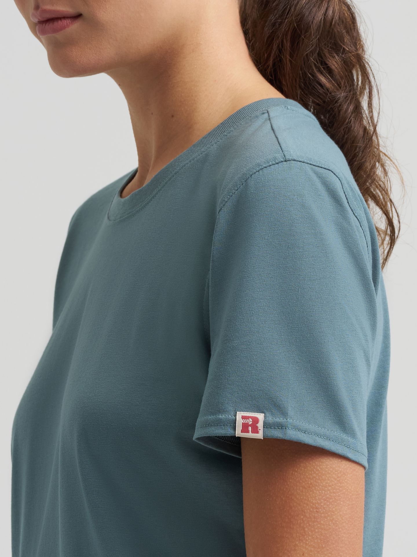 Женская футболка Wrangler Riggs Workwear® Short Sleeve Performance, цвет: Морской зелёный — фото 4