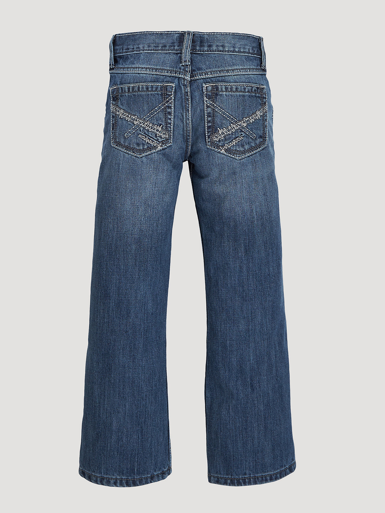 Boy's Wrangler® 20X® Vintage Bootcut Slim Fit Jean (8-20) in Breaking Barriers alternative view 1