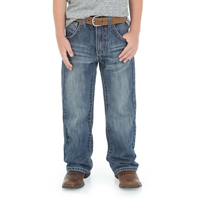 Boy's Wrangler® 20X® Vintage Boot Cut Slim Fit Jean (816) Boys Jeans