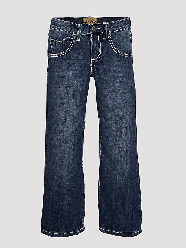 Boy's Wrangler® 20X® Vintage Bootcut Slim Fit Jean (4-7) in Canyon Lake