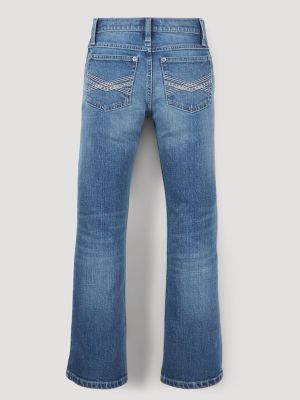 Boy's Wrangler&reg; 20X&reg; Vintage Bootcut Slim Fit Jean (4-7) in Caprock Canyon alternative view