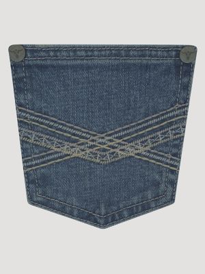 Boy's Wrangler&reg; 20X&reg; Vintage Bootcut Slim Fit Jean (4-7) in Caprock Canyon alternative view 3