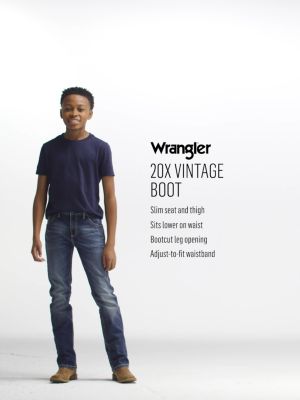 Boy's Wrangler&reg; 20X&reg; Vintage Bootcut Slim Fit Jean (4-7) in Caprock Canyon alternative view