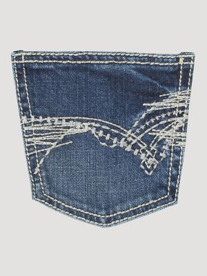 Boy's Wrangler® 20X® Vintage Bootcut Slim Fit Jean (4-7) in Midland alternative view 2