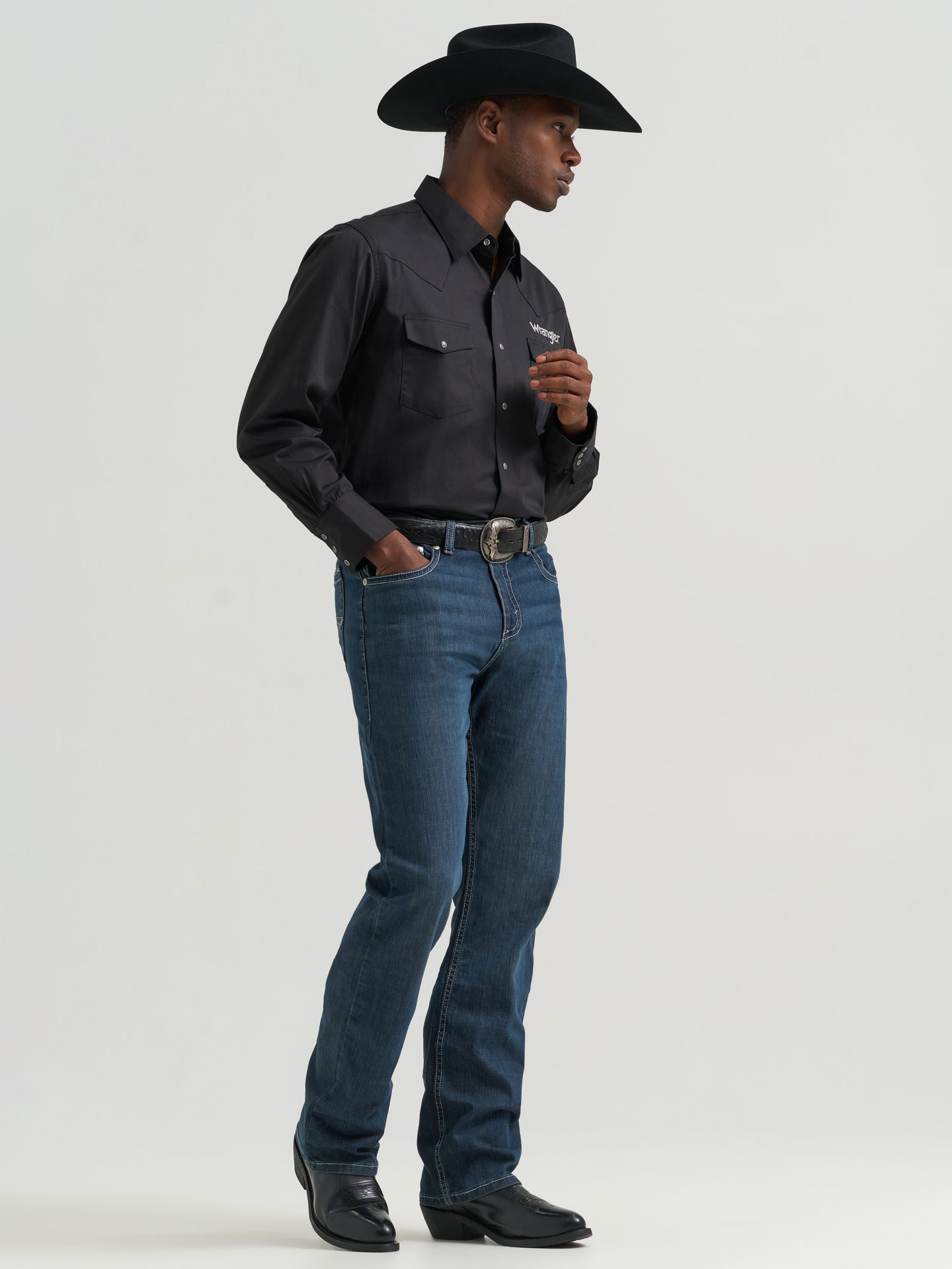 Мужские джинсы Wrangler 20X® No. 42 Vintage Bootcut, цвет: Glasgow — фото 3