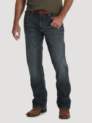 Wrangler Men's Cowboy Cut Slim Fit Stretch Boot Cut Jean, Indigo Stretch,  28W x 32L : : Clothing, Shoes & Accessories