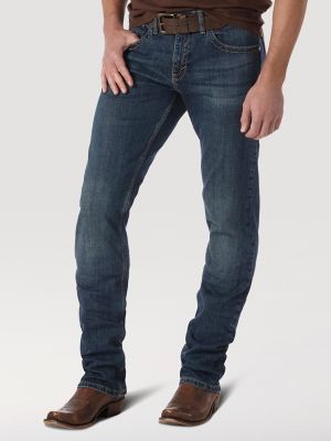 slim straight fit jeans
